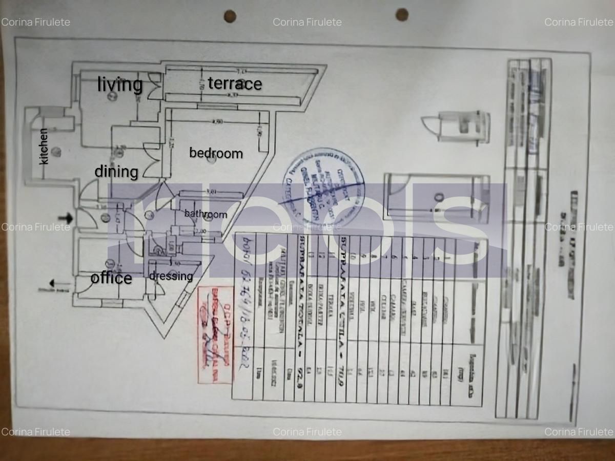 APARTAMENT 3 CAMERE SPECTACULOS ULTRACENTRAL 80MP CENTRALA PROPRIE CREDITABIL - Poză 14