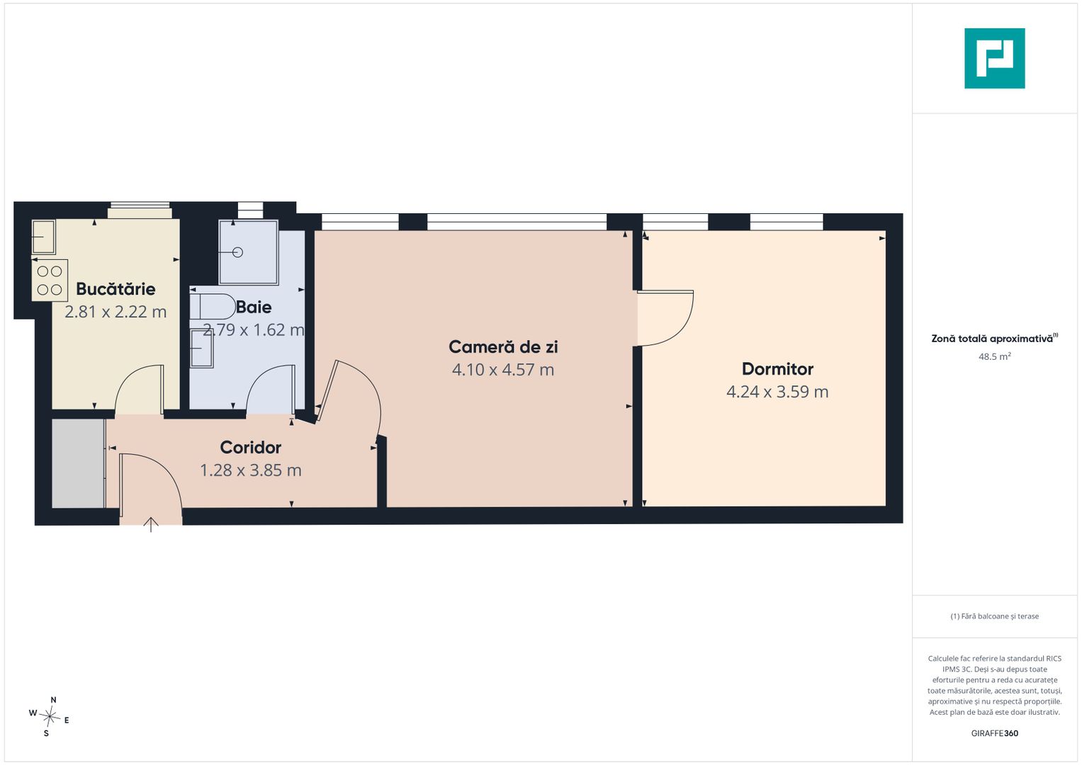 2 camere Premium | Piata Victoriei - Strada Londra - Poză 6