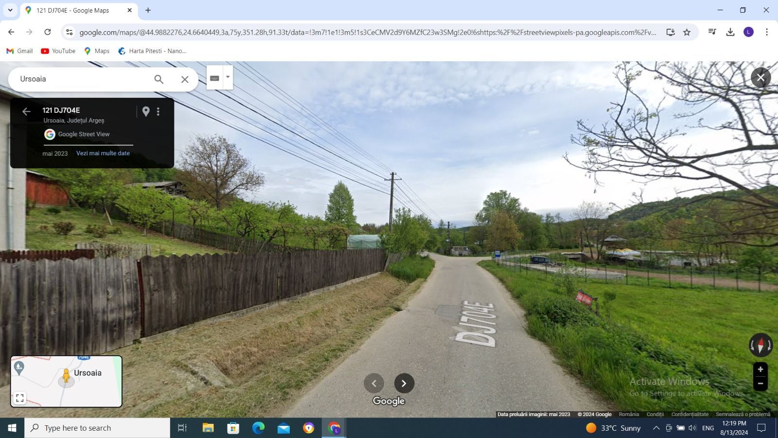 Vanzare teren intravilan, 2000 mp, Cotmeana - Ursoaia - Poză 4