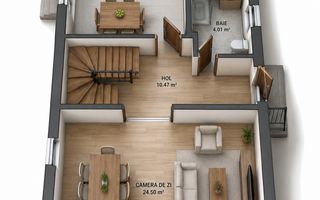 Casă individuală, 108 mp utili | 300 mp teren, Sânpetru/Brașov - Poză 6