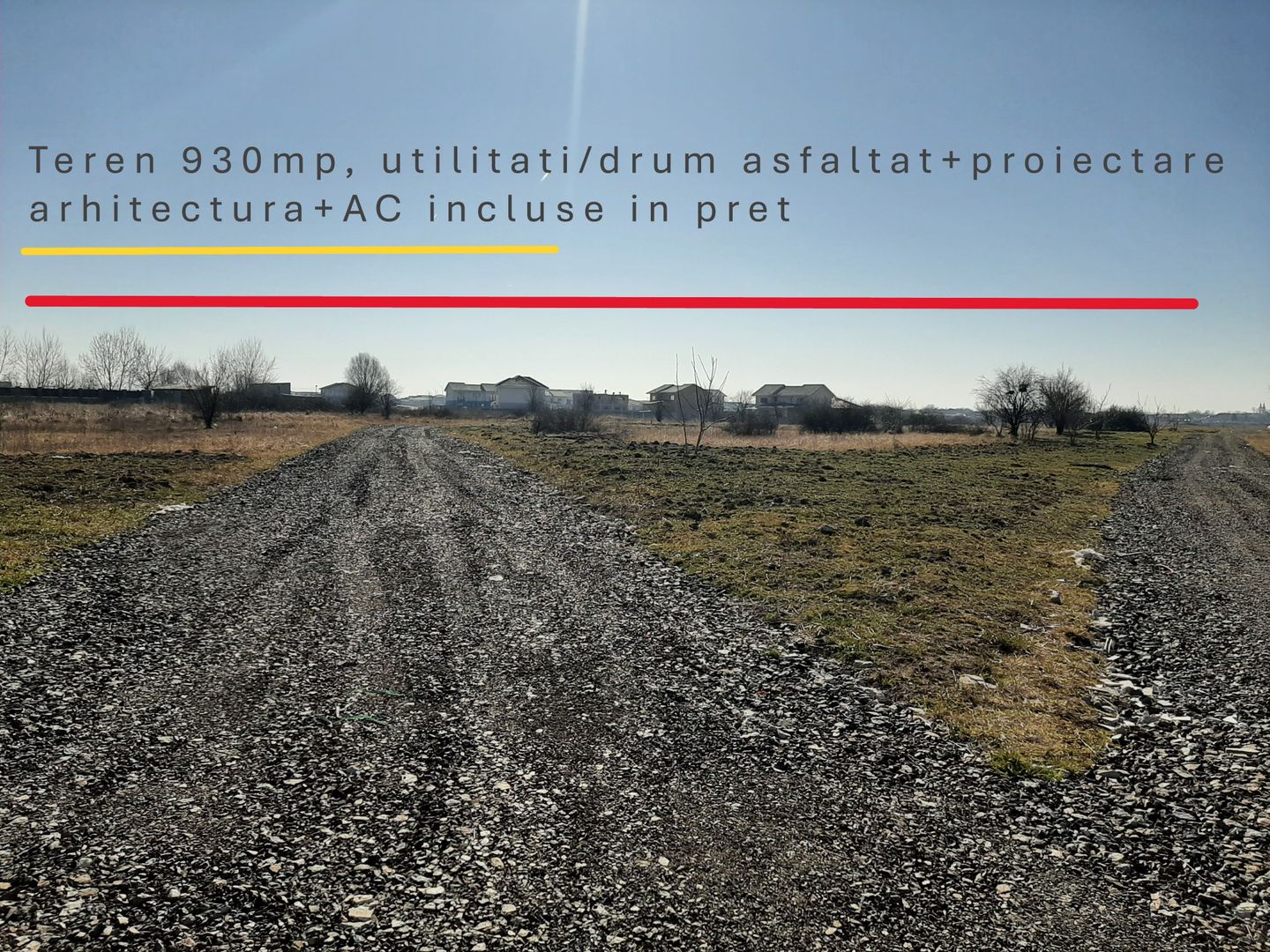 Teren - super pret+proiectare+utilitati - Poză 1