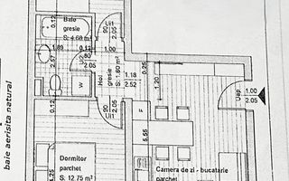 Apartament modern cu 3 camere Mobilat si Utilat,  Selimbar - Schiță 23