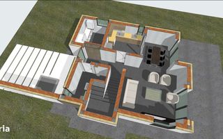 VALEA LUPULUI — CASĂ MODERNĂ P+1E | # | 520 mp Teren - Poză 3