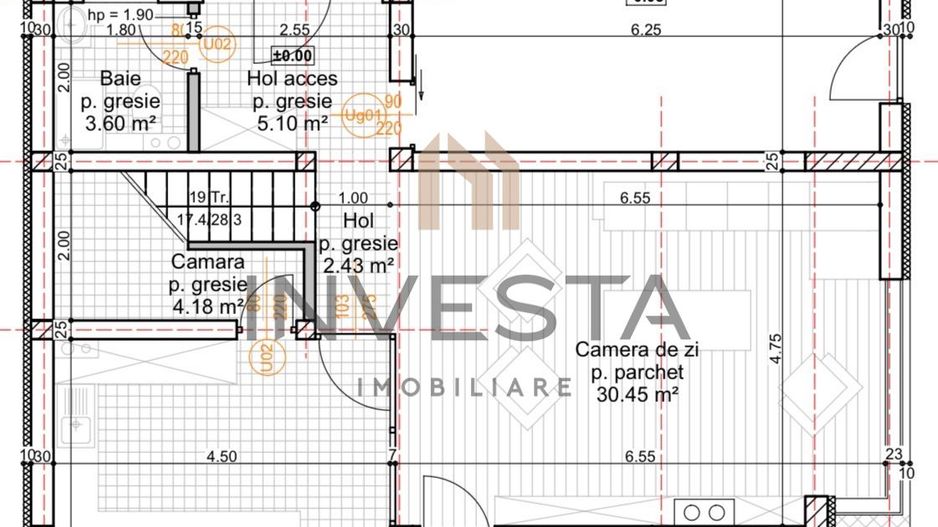 Casa Smart Premium, 5 camere, 278 mp, cartier privat, Floresti - Schiță 14