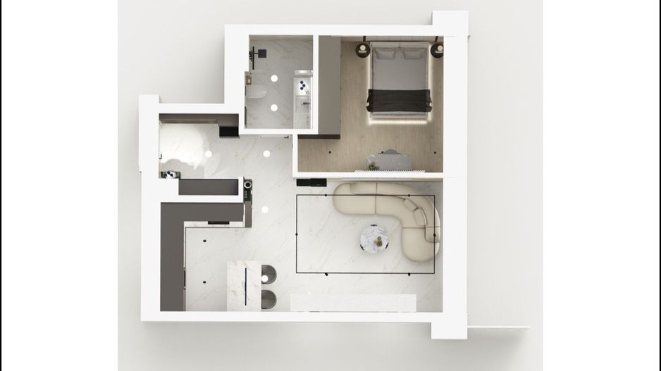 Apartament 2 camere | ONE Floreasca Towers | VEDERE LAC - Poză 13