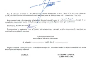 Teren cu Autorizatie | Sector 2 | Zona Barbu Vacarescu - Schiță 13