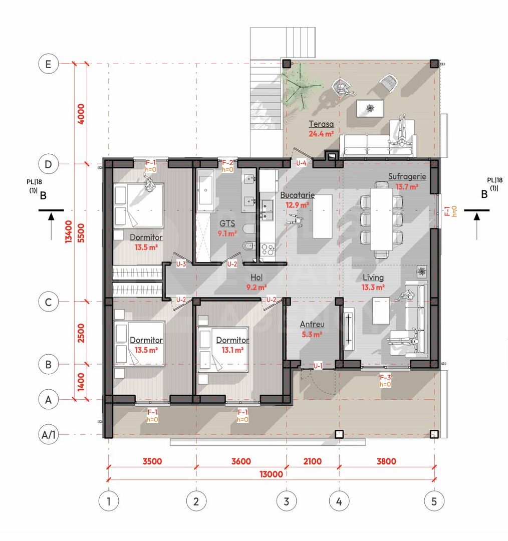 Vânzare, casă, 150 mp + 5,7 ari, strada Alexei Mateevici, Colonița - Poză 6