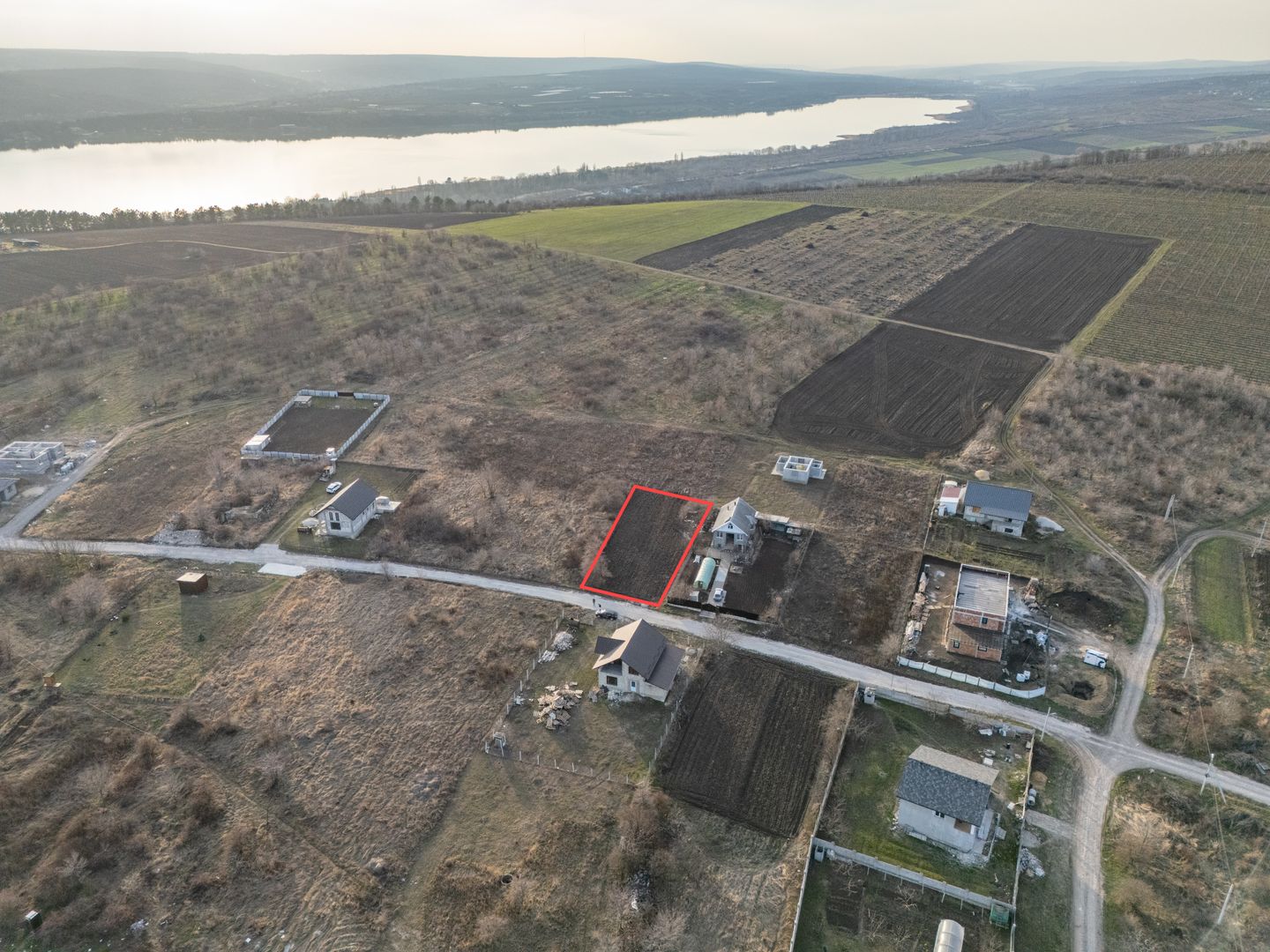 Teren 9,45 ari Ghidighici | 23 m fațadă | pentru construcții | 6 km de Chișinău - Poză 8