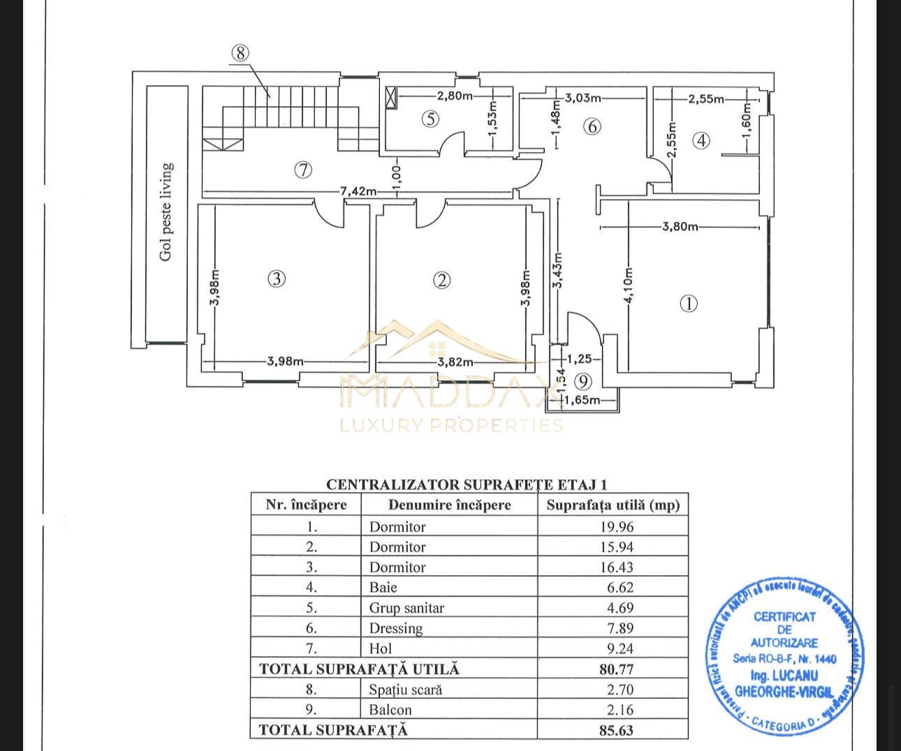 Vila cu 6 camere 230mp / 631mp teren / Independenta energetic/ Piscina / Berceni - Schiță 47