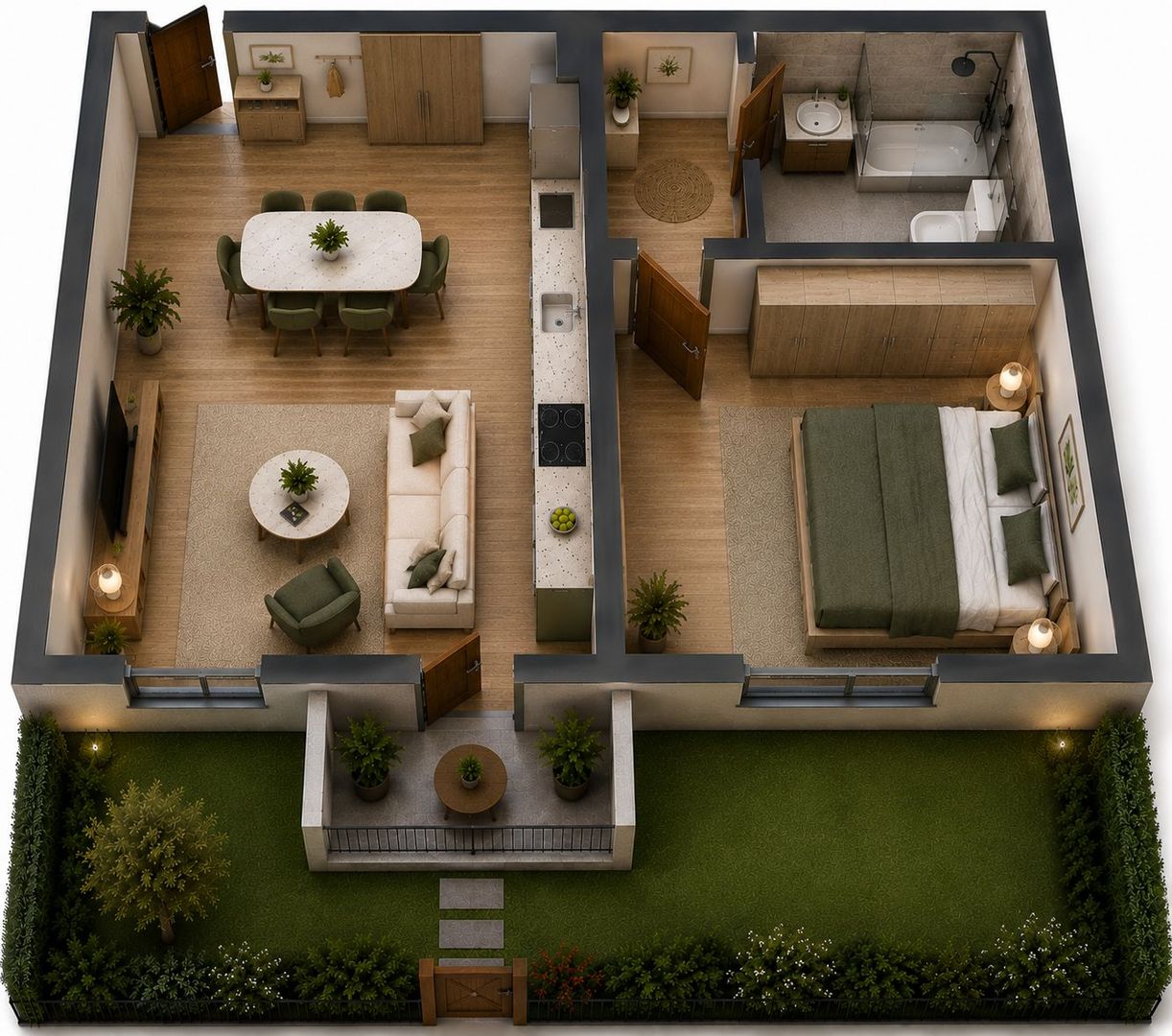 Apartament cu Gradina Pipera | Oportunitate investitie - Poză 3
