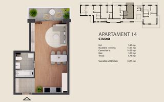 Arlo Residence-Studio de vanzare - Poză 10