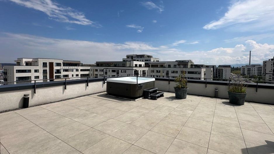 Vânzare penthouse LUX 4 camere cu terasa de 122 mp zona Coresi - Poză 26