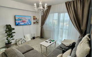 Etaj 2 Apartament 2 Camere Bloc Nou Mobilat si Utilat 10 Minute Palas - Poză 1