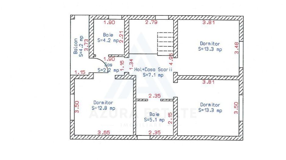 Casa premium 5 camere 120 mp utili curte 337 mp în Cisnadie - Poză 10