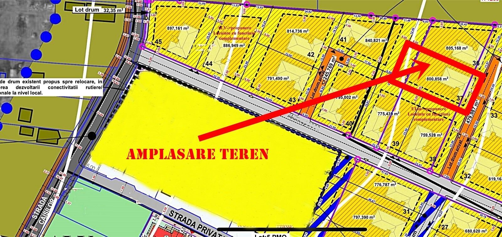 Teren intravilan 801 mp de vânzare pe strada Caișilor, Oradea - Poză 1