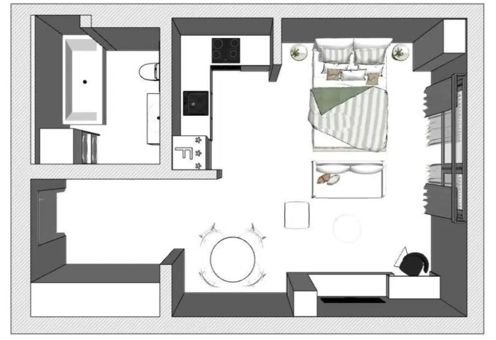 Studio premium, la cheie, Green Residence Tudor + parcare - Poză 10