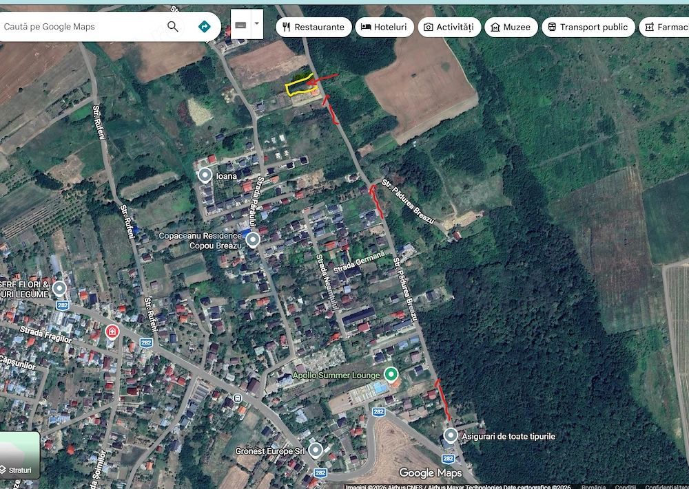 Teren intravilan de vanzare, Breazu, Iasi – 750 mp - Poză 1