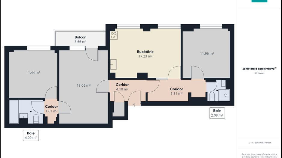 Apartament decomandat zona UTA - Poză 7