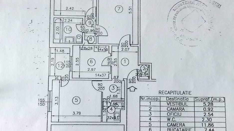 Apartament 3 camere și 2 băi - 69 mp, complet mobilat utilat ! - Poză 14