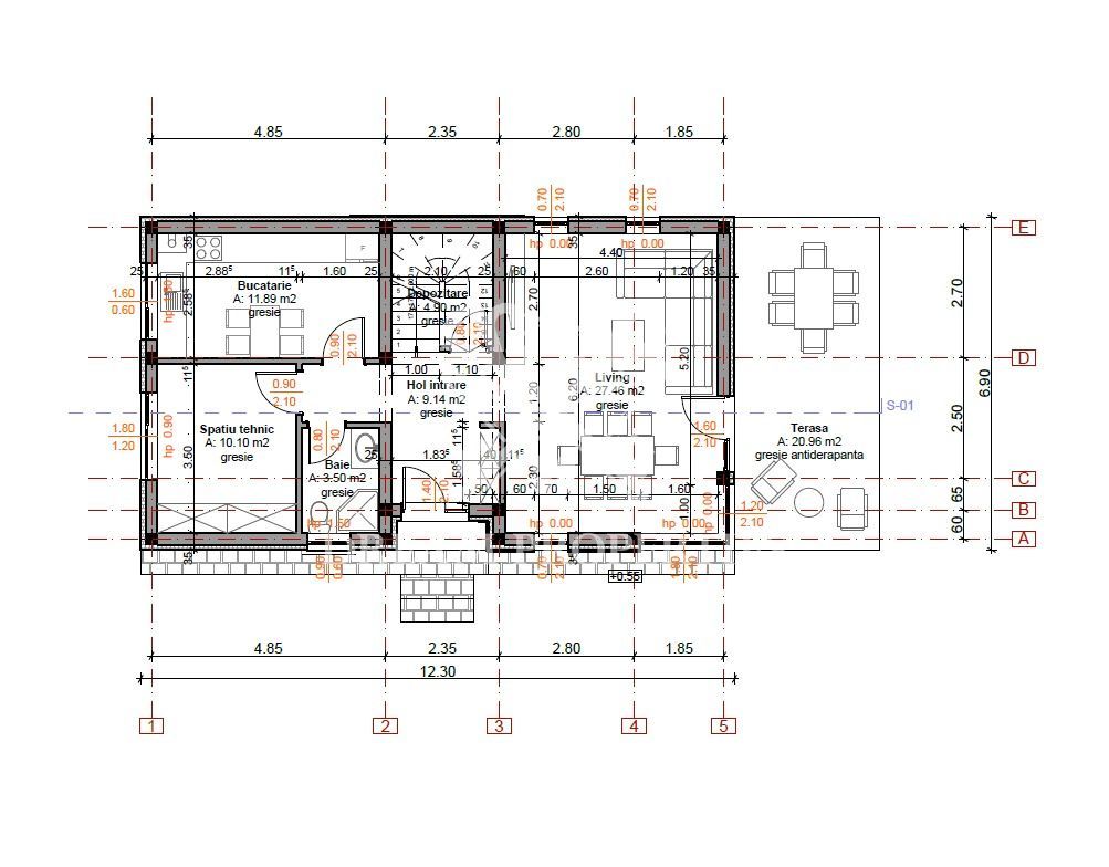 COMISION 0%! Casă individuală, 5 camere, 3 bai, teren 474 mp, Chinteni - Poză 13