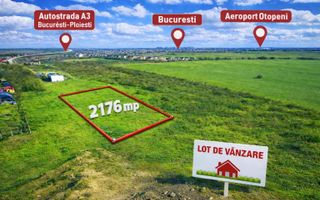 Teren intravilan–Balotești | 2.176 mp | Utilitati Disponibile I 64€/MP - Poză 2