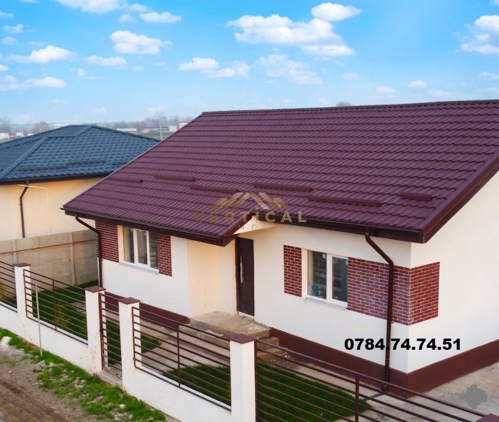 Casa parter cu 3 camere si teren 360 - comuna Berceni - Poză 3