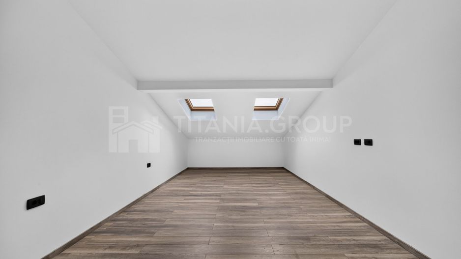Vila cu arhitectura deosebita, teren 636mp, Cristian, Brasov - Poză 15