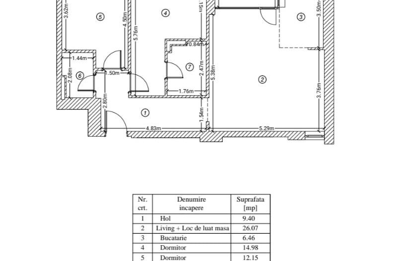 3 CAMERE || LOC DE PARCARE || BUENA VISTA- BANEASA ZOO - Schiță 19