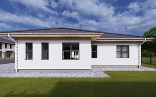 Casa la cheie 4 camere,120 mp,512 mp teren,cu gard si pavaj - Poză 9