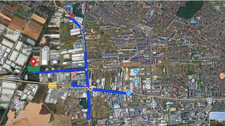 Teren industrial generos situat in zona industriala Chiajna, Carrefour Militari - Poză 4
