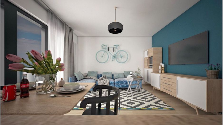 Apartament cu doua camere spatios in Dumbravita - Poză 1