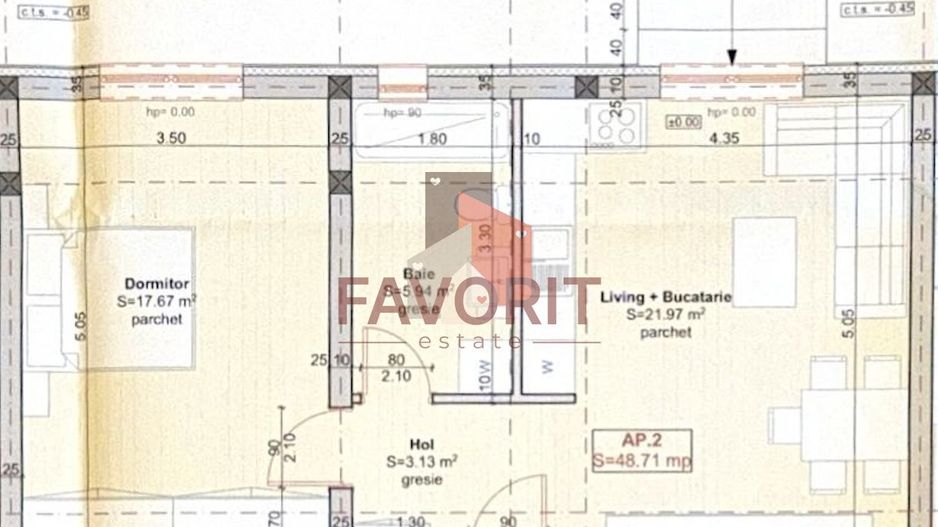 Villa cu 6 apartamente. Gradina in CF. Disponibil imediat - Schiță 11