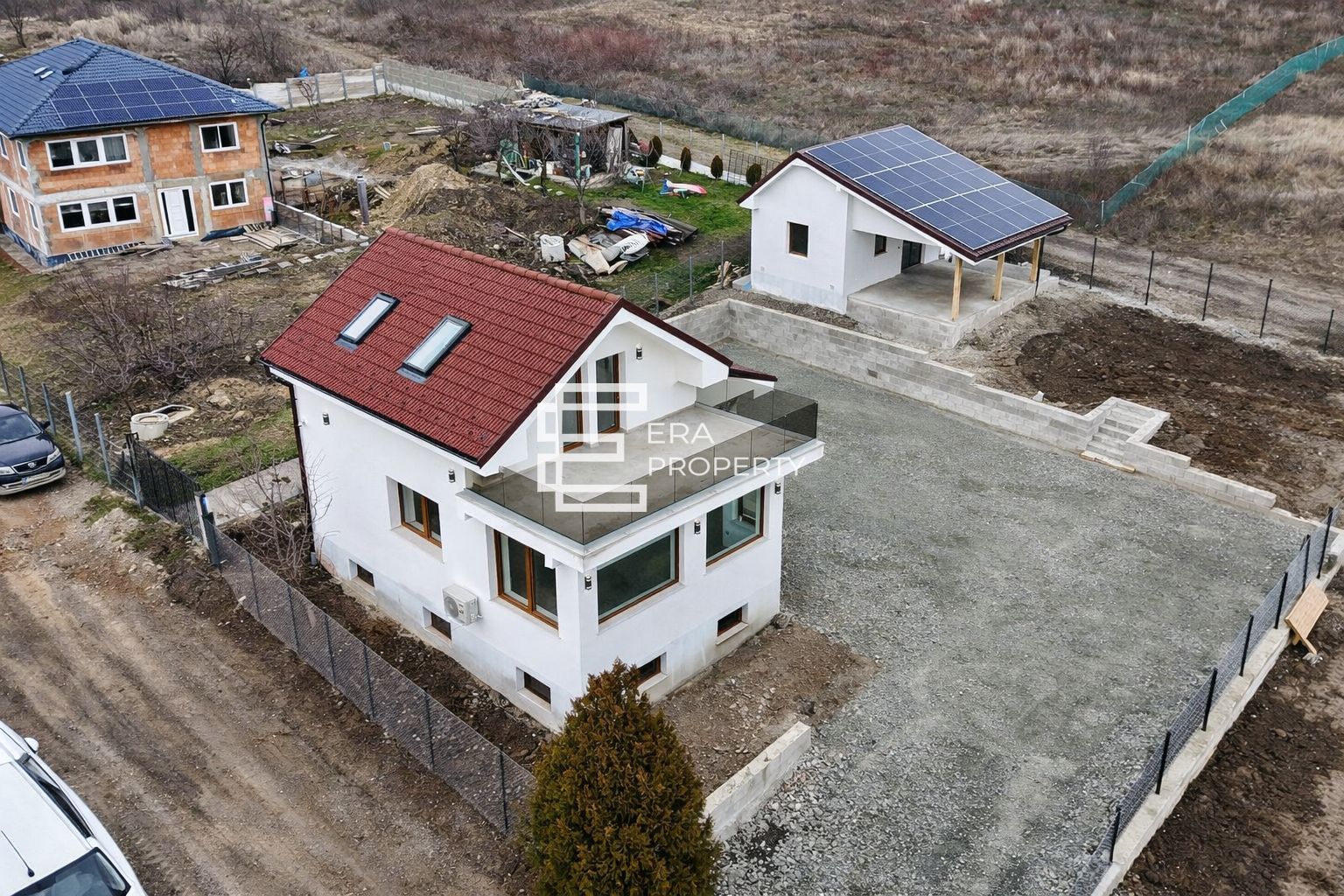 Casă la cheie în Șura Mare, cu priveliște superbă spre Sibiu și munți - Poză 2