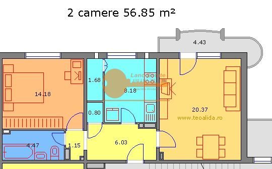 Apartament cu 2 camere in zona Petre Ispirecu-Sebastian - Poză 4