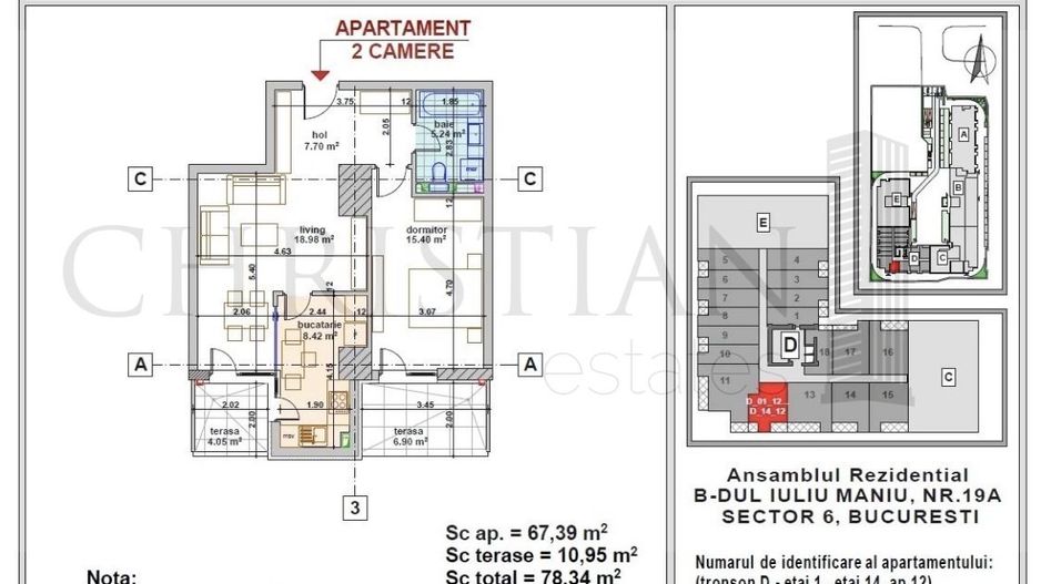 Apartament 2 Camere Vedere Panoramica - Smart Residence Lujerului Faza 2 - Poză 4