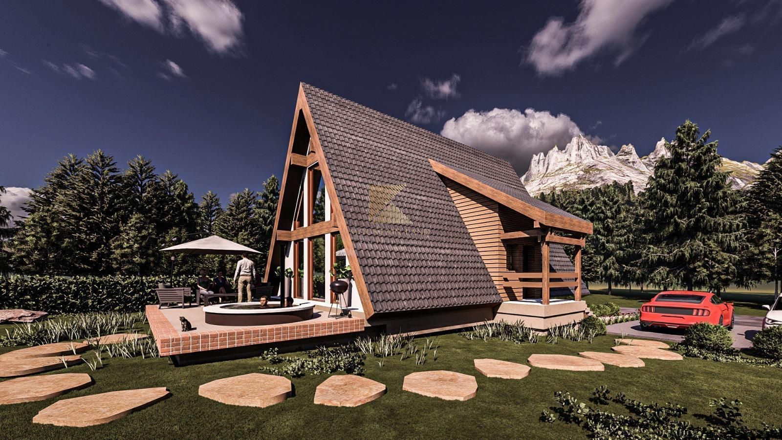 Casa noua in faza de proiect | A-frame | ideala investitie | Rasnov - Poză 6