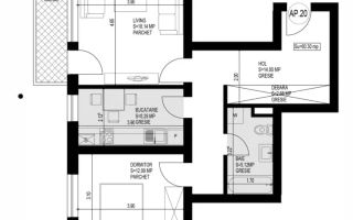 Apartament 2 Camere | 60 mp | Decomandat | Parcare | Grandis - Poză 6