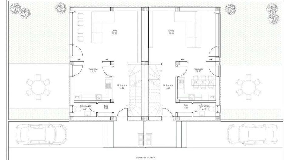 VILA MODERNA TIP DUPLEX | PIPERA - Schiță 6