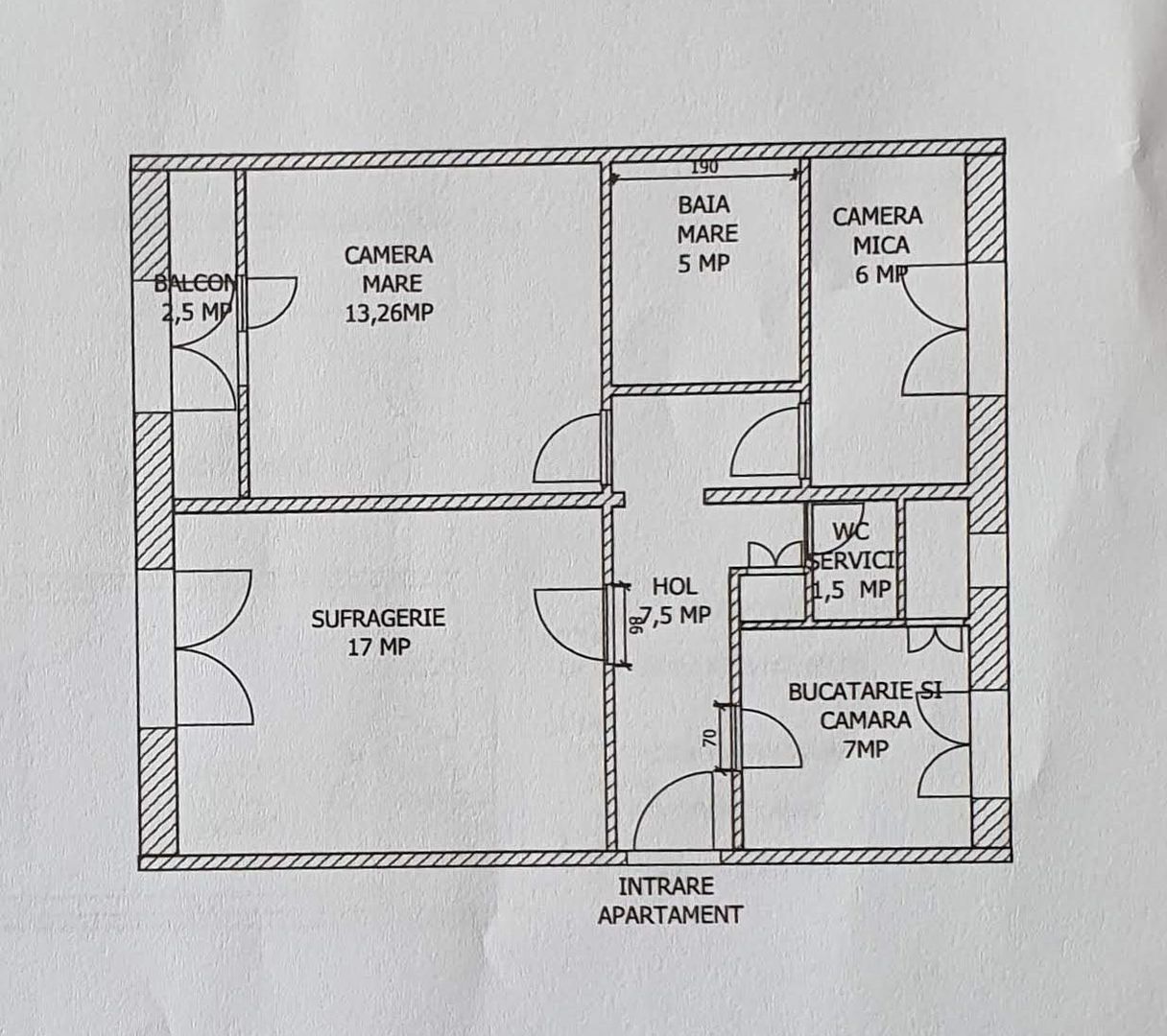 Tractorul zona Cerna, de vanzare apartament 3 camere cf I decomandat - Poză 7
