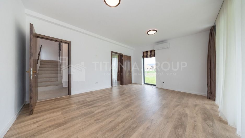 Casa individuala 4 camere, teren de 596 mp, partial mobilata, Cristian - Poză 3