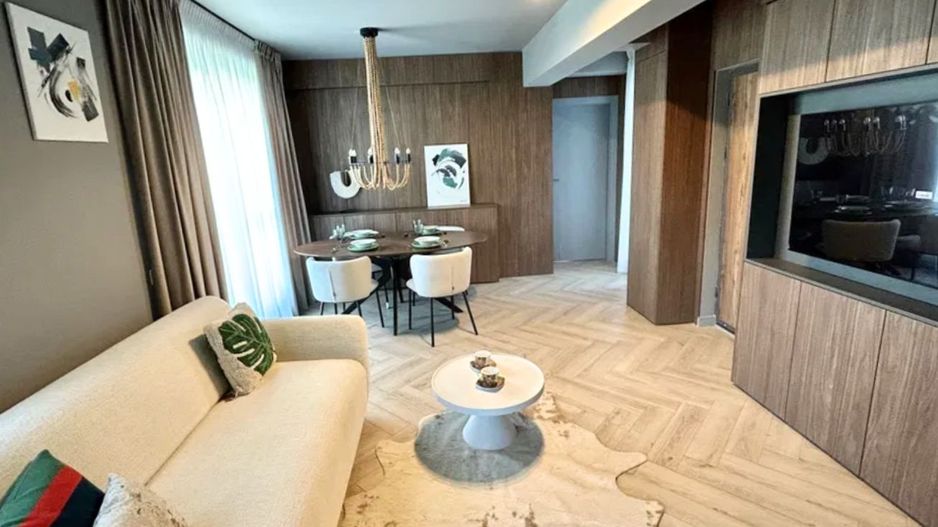 Penthouse 3 camere prima închiriere zona Straulesti - Poză 3