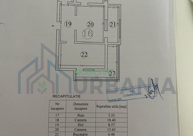 Apartament 3 camere strada Pepinierii, Valea Adanca Miroslava - Poză 3