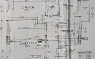 Etaj 1 Apartament 3Camere-Decomandat-80mp 2Bai+Boxa -Rond Vechi! - Poză 11