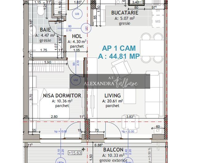 Apartament modern I 2 camere I Ansamblul Eroilor I Floresti - Poză 10