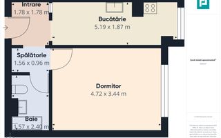 Garsoniera spațioasă, mobilată, Nufărul – Oradea - Poză 8