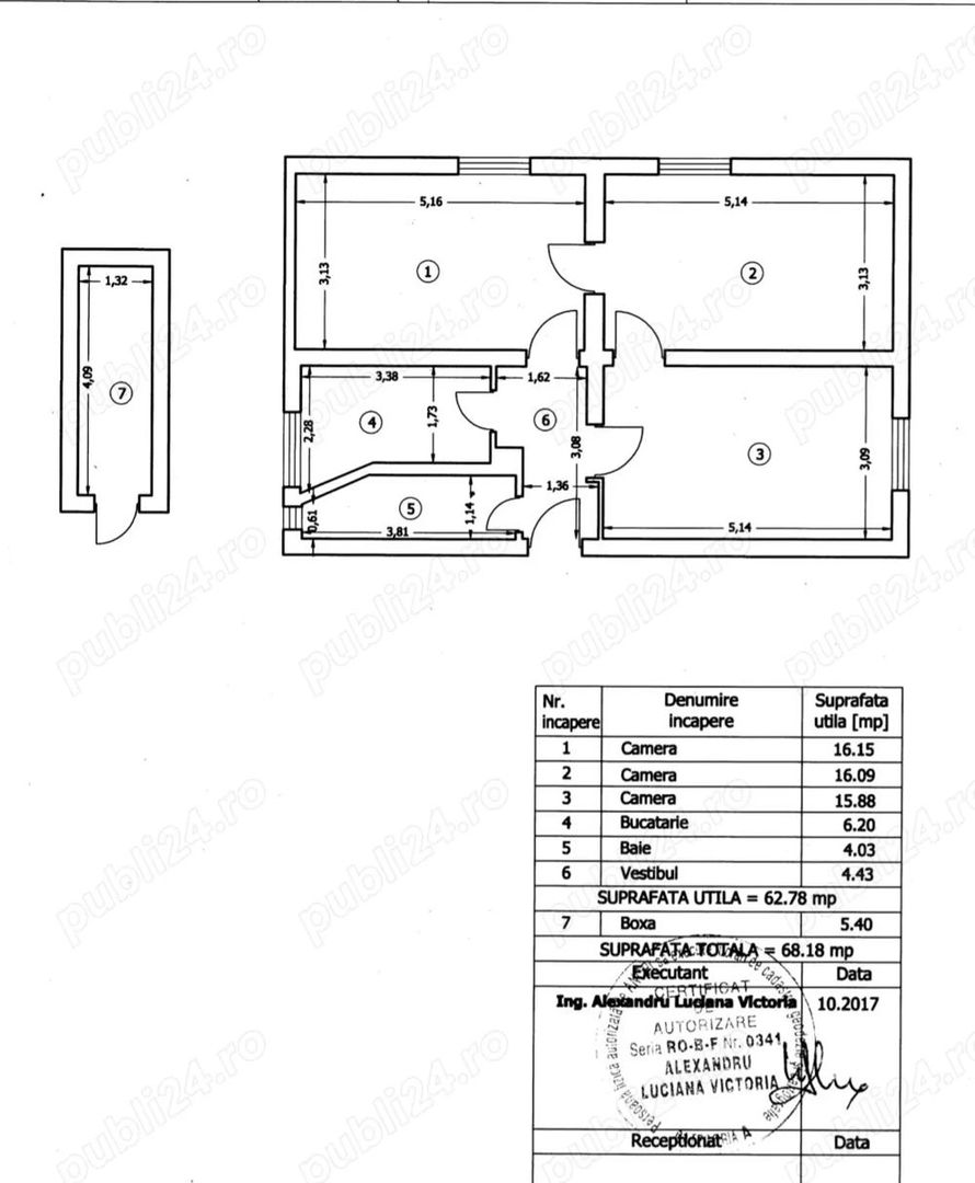 Apartament 3 camere Floreasca, renovat integral, parter înalt - Poză 9