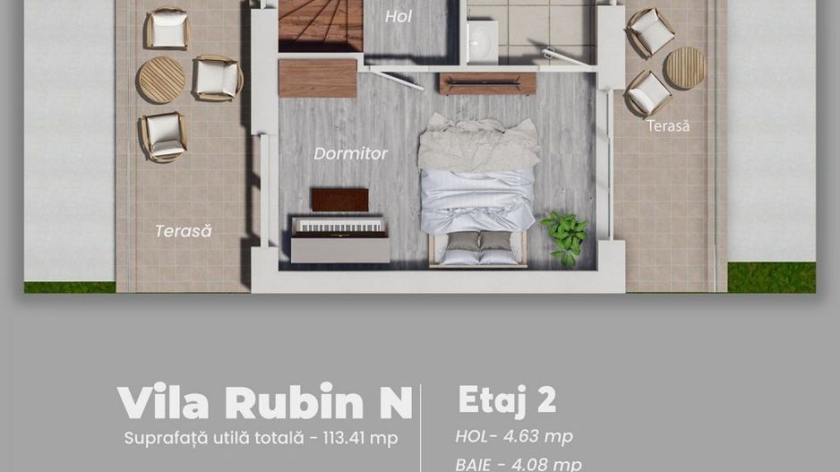 Casa noua tip duplex | 4 camere | 4 bai | Cosmopolis - Poză 22
