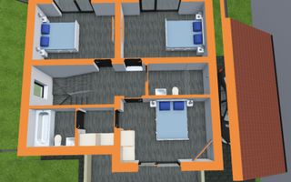 Casa Individuala cu CARPORT si teren 500 mp Selimbar-Sibiu - Poză 7