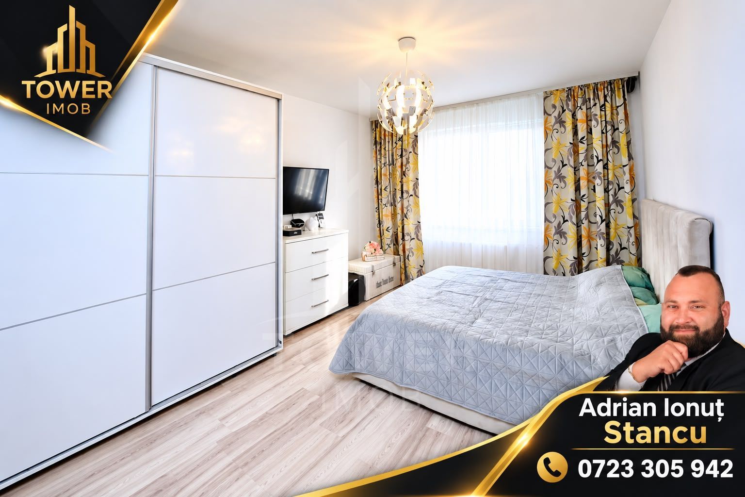 TOWER IMOB – APARTAMENT 2 CAMERE DE VÂNZARE - Poză 1