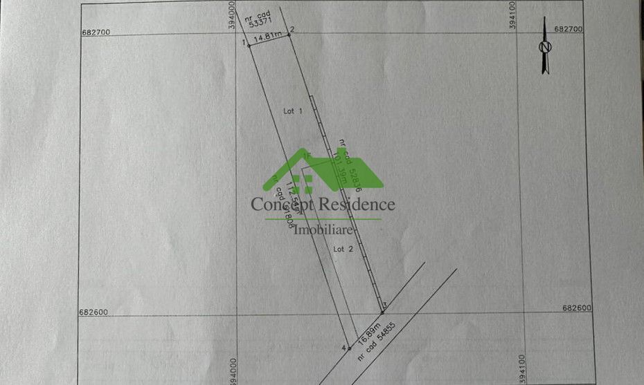 Vând 16 ari teren intravilan, Grosi + proiect casa - Poză 4